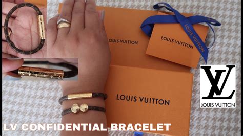 louis vuitton daily confidential bracelet|lv bracelet size chart.